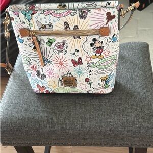 Disney Sketch Dooney & Burke Crossbody Bag